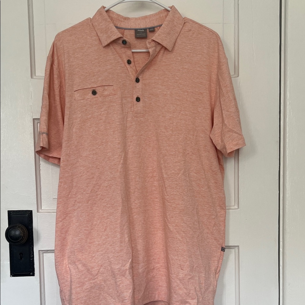 Ping Peach Polo Shirt